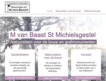 Tablet Screenshot of mvanbaast.nl